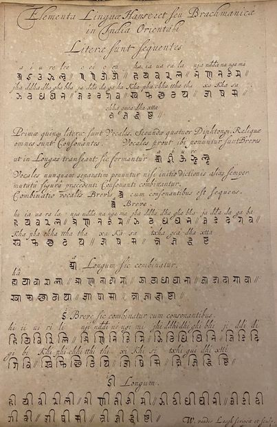 Un lot de gravures et manuscrits dont page...