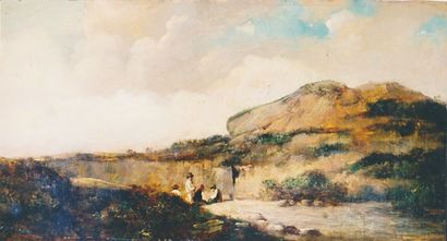 Attribué à Louis Gabriel ISABEY (1803-1886)
