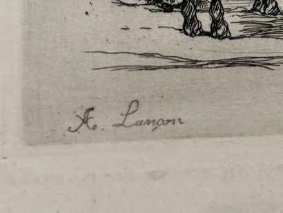Auguste André LANCON (1836-1887) - Imprimerie...