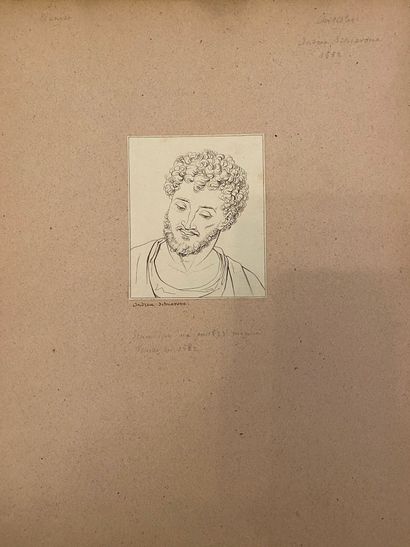 Un lot de gravures et manuscrits dont page...