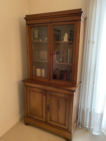 Bibliothèque en bois naturel
Époque Louis-Philippe
H....