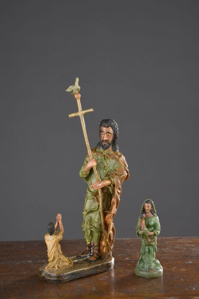 Groupe représentant saint Nicolas et un orant.
XIXe...