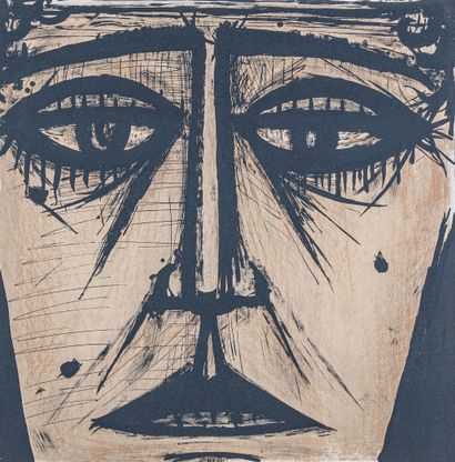 Bernard BUFFET (1928-1999)
Tête, 1965
Lithographie,...