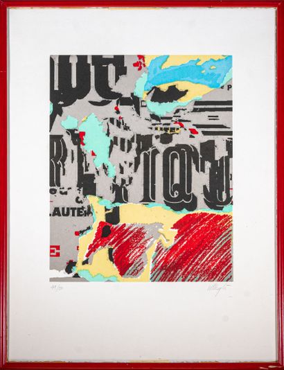 Jacques VILLEGLÉ (1926-2022)
Sans titre
Sérigraphie...