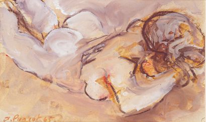 Jacques PONCET (1921-2012)
Nu couché, 1965
Pastel...