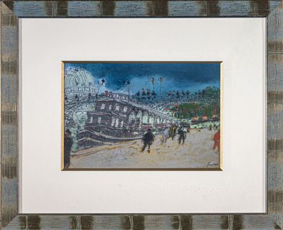 Jean FUSARO (né en 1925)
Paris, Le Pont des...