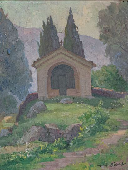 Michel DUBOST (1879-1952)
Vieille chapelle...