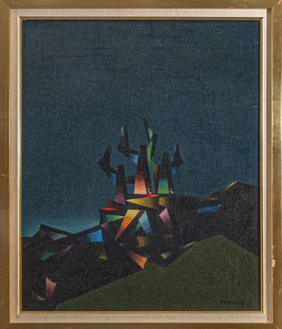 Georges PAPAZOFF (1894-1972)
Paysage onirique,...