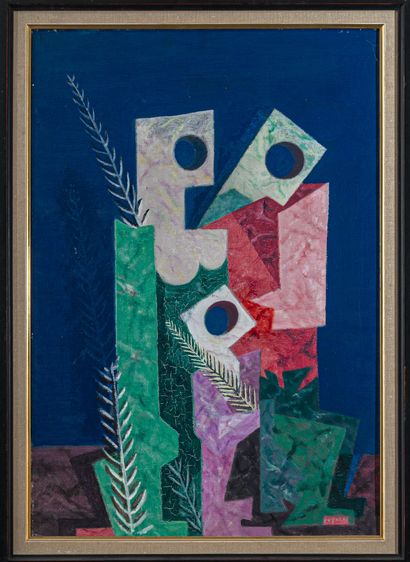 Georges PAPAZOFF (1894-1972)
Paysage de Dordogne,...
