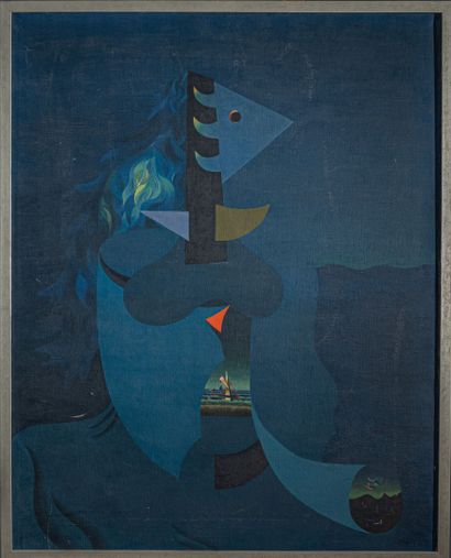 Georges PAPAZOFF (1894-1972) 
A la plage,...