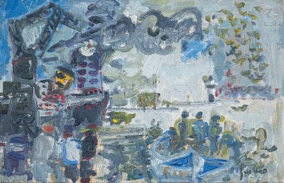Jean FUSARO (né en 1925)
Le Port de Sète
Huile...