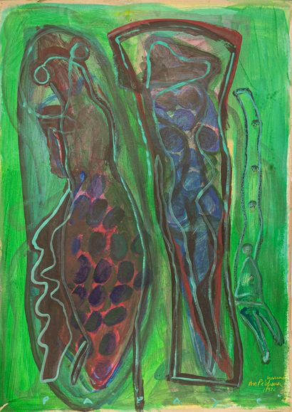 Anne-Marie PECHEUR (née en 1950)
Women, 1992
Acrylique...
