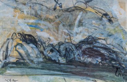 Georges ROMATHIER (1927-2017)
Le matin, nuages,...