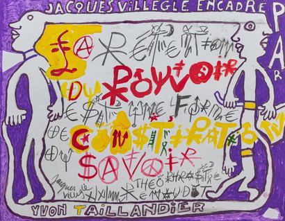 Yvon TAILLANDIER (1926-2018) et Jacques VILLEGLÉ...
