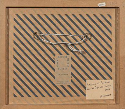 André LAURAN (1922-2009)
Bassins et parterre...