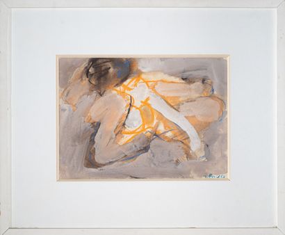 Jacques PONCET (1921-2012)
Nu assis de dos,...