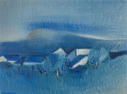 Régis BERNARD (1932-2021)
Paysage de Saint-Chef...