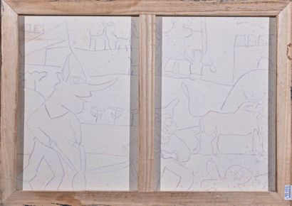 JABER, Jaber Al Mahjoub dit, (1938-2021)
Scène...