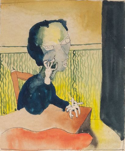 Georges PAPAZOFF (1894-1972)
Portrait, circa...