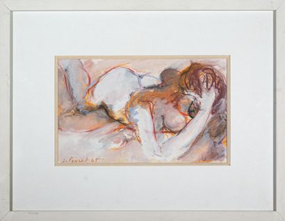 Jacques PONCET (1921-2012)
Nu couché, la...
