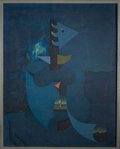 Georges PAPAZOFF (1894-1972) 
A la plage,...