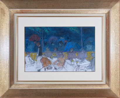 Jean FUSARO (né en 1925)
Au restaurant (il...