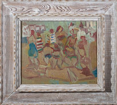 Véronique VERON (née en 1927)
La plage, 1950
Huile...
