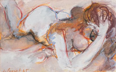 Jacques PONCET (1921-2012)
Nu couché, la...