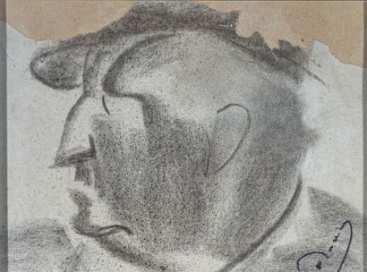 André DERAIN (1880-1954)
Portrait d'homme...
