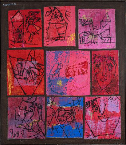 Marie DELMOTTE (née en 1945)
Codex, 2002
Acrylique...