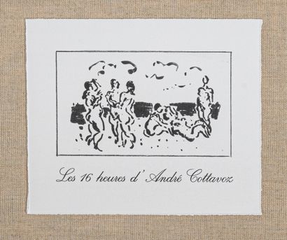 André COTTAVOZ (1922-2012)
Les 16 heures...