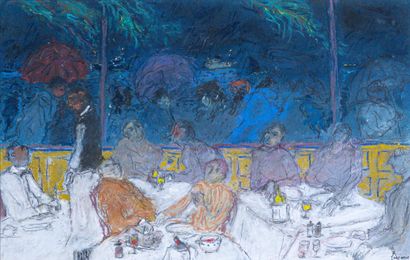 Jean FUSARO (né en 1925)
Au restaurant (il...