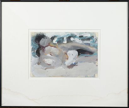 Jacques PONCET (1921-2012)
sans titre, 1963
Gouache,...