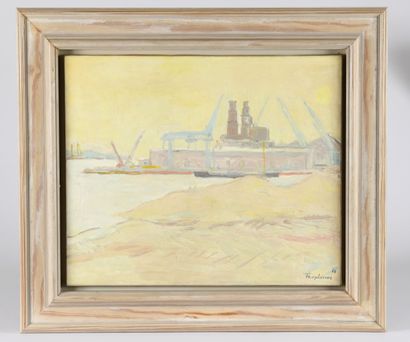 Jacques TRUPHÉMUS (1922-2017)
Port d'Amsterdam,...