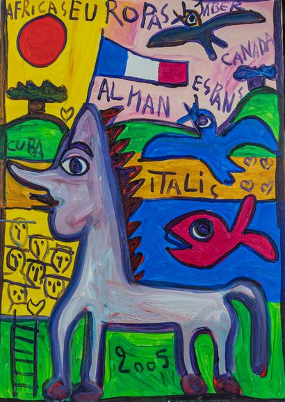 JABER, Jaber Al Mahjoub dit, (1938-2021)
Cheval...