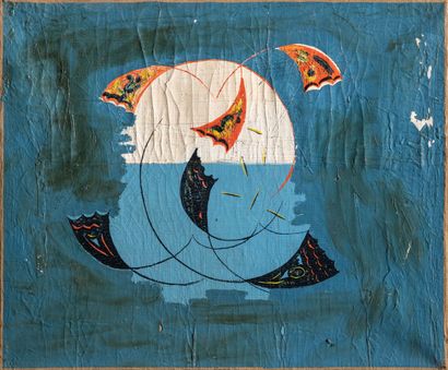 Georges PAPAZOFF (1894-1972)
Mer et papillons,...
