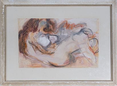 Jacques PONCET (1921-2012)
Nu alangui
Pastel...