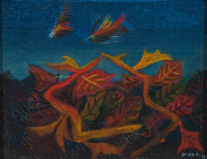 Georges PAPAZOFF (1894-1972)
Oiseaux enchantés,...