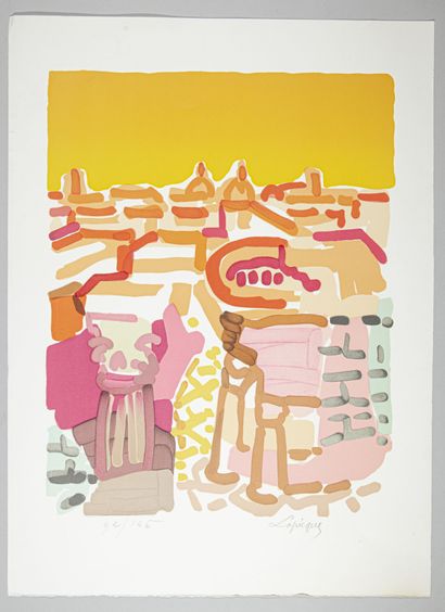Charles LAPICQUE (1898-1988)
Rome, 1957
Lithographie,...