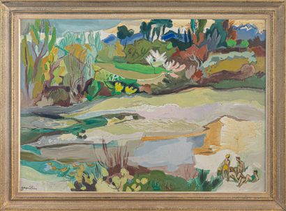 Georges MANILLIER (1906-1981)
Baigneurs près...