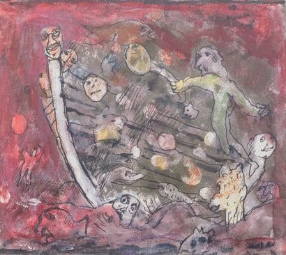 Hugh WEISS (1925-2007)
Demain les barques,...