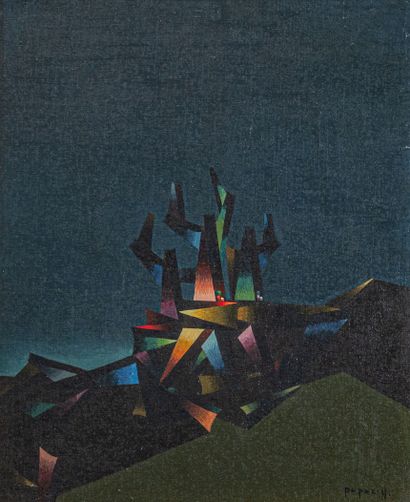 Georges PAPAZOFF (1894-1972)
Paysage onirique,...