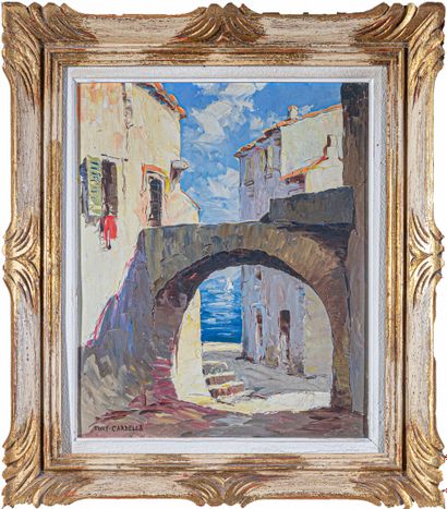 Tony CARDELLA (1898-1976)
Paysage de l'Ile...