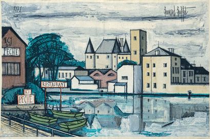 Bernard BUFFET (1928-1999)
Nemours, Le château...