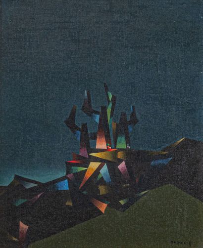 Georges PAPAZOFF (1894-1972)
Paysage onirique,...