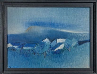 Régis BERNARD (1932-2021)
Paysage de Saint-Chef...