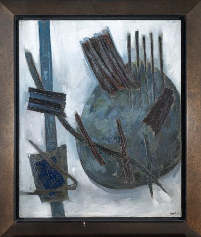 Henri GOETZ (1909-1989) 
Sans titre, 1960
Huile...