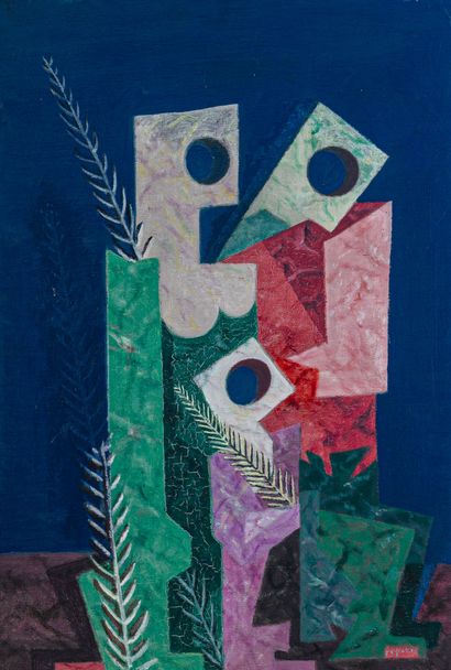 Georges PAPAZOFF (1894-1972)
Paysage de Dordogne,...
