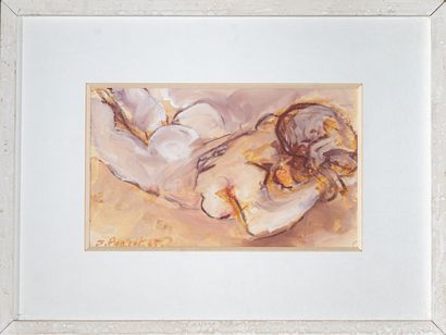 Jacques PONCET (1921-2012)
Nu couché, 1965
Pastel...