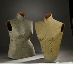 Set of two cardboard female mannequins
Circa...